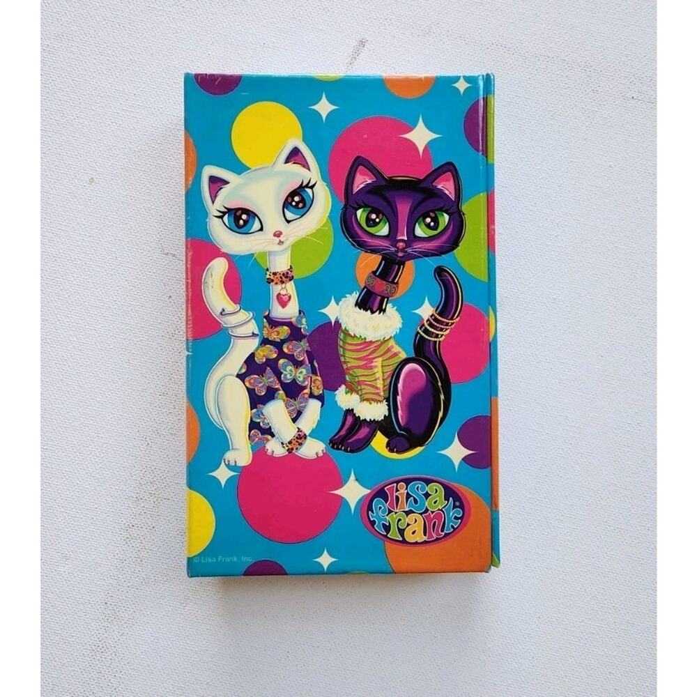VNTG Lisa Frank Roxy And Rollie Trifold Flip Out Planner 4" X 6" Complete Set